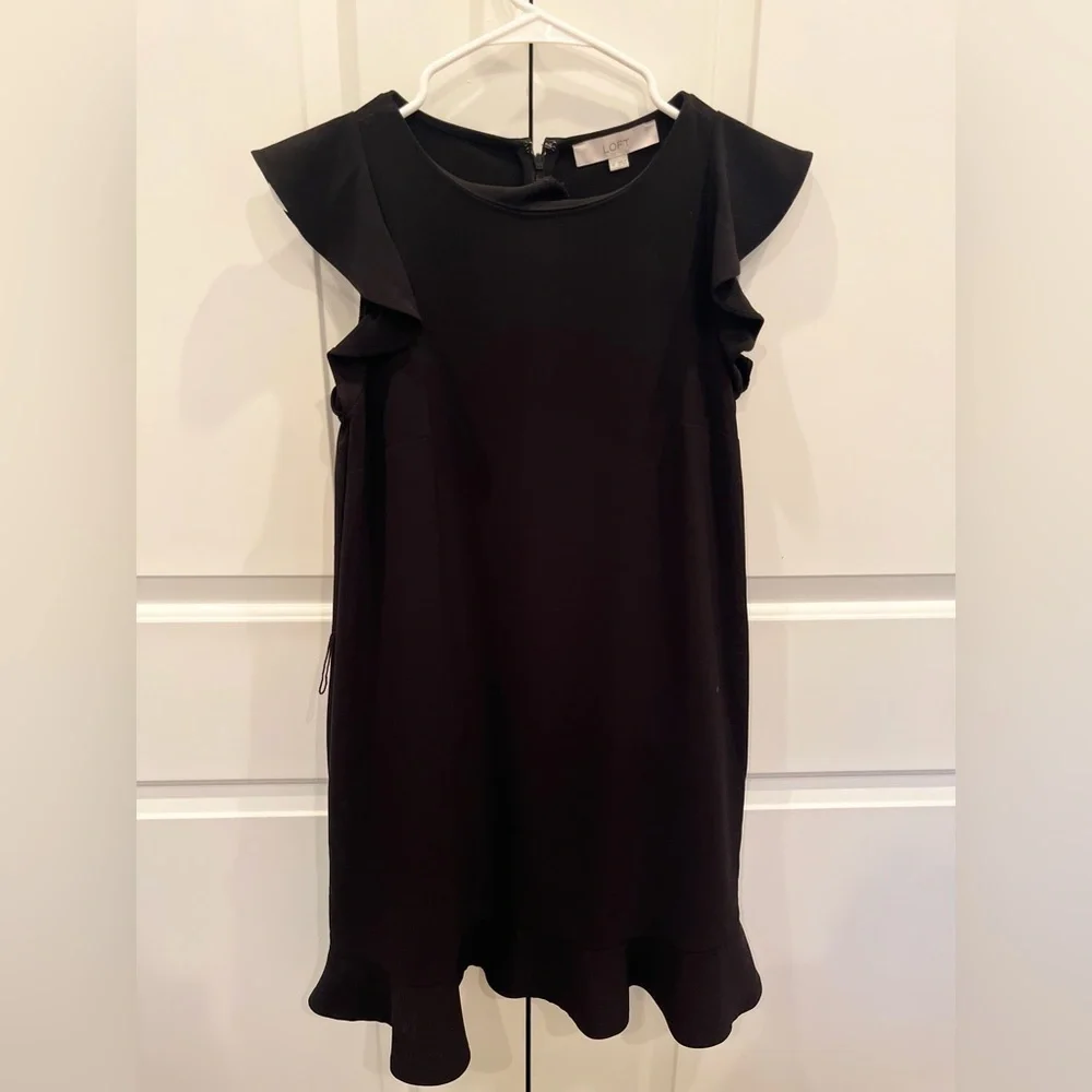 Loft Black Dress Size 0